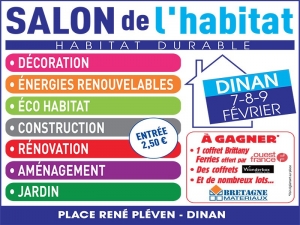 Salon de l’Habitat durable de Dinan du 6 au 8 février 2016